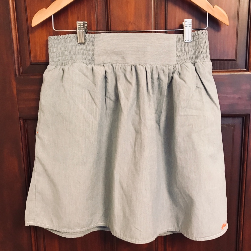 Kavu - blue and white stripe day skirt